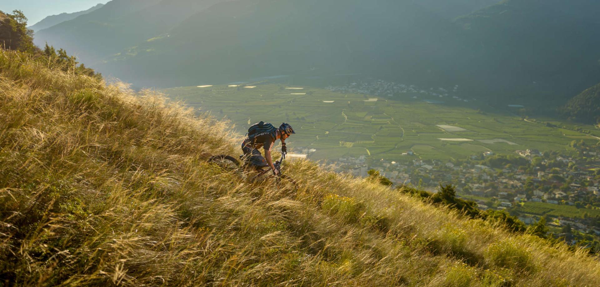 E-Mountainbiketour Murmeltiere und Gletscherblick